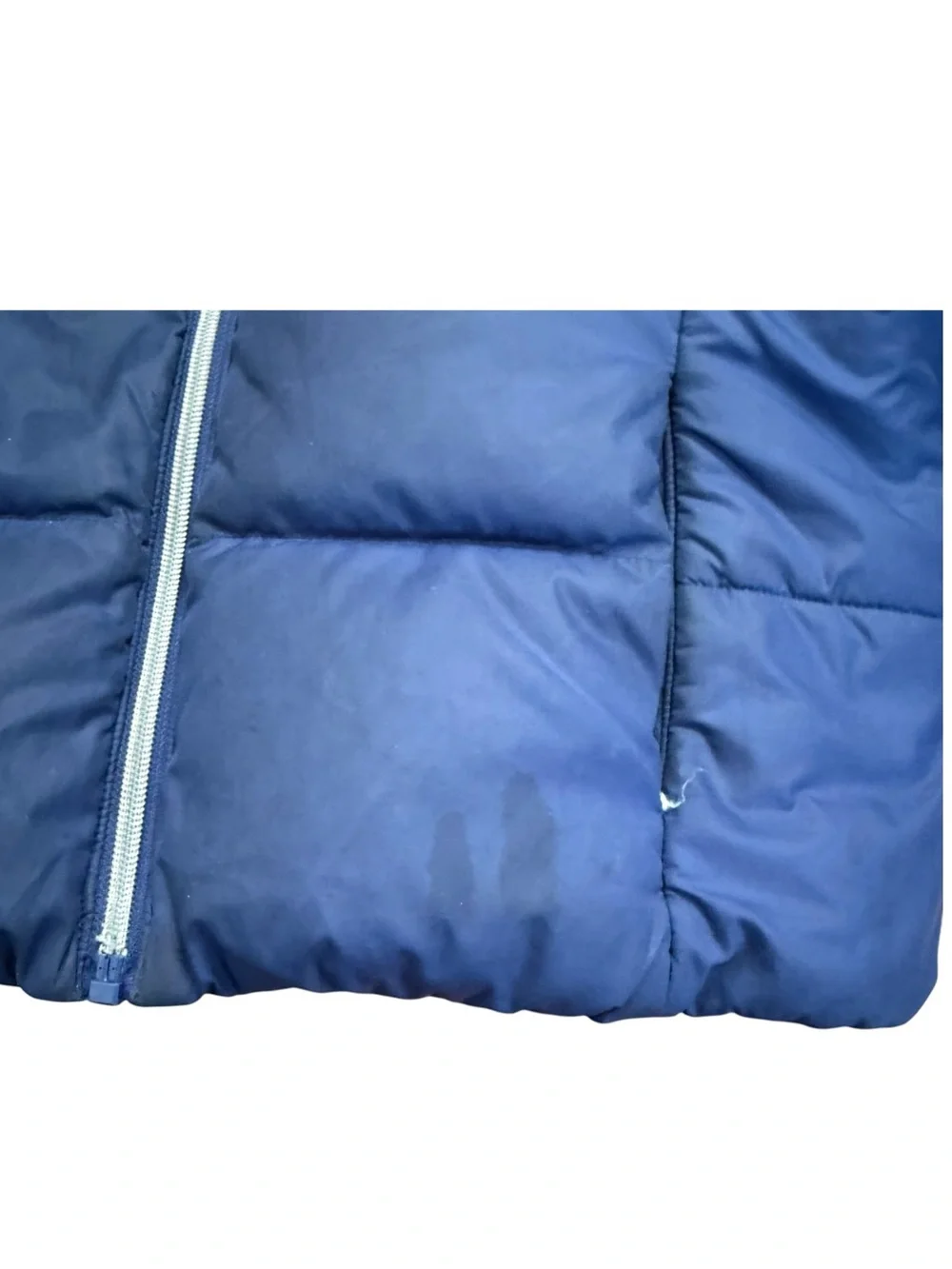 Polo Ralph Lauren Puffer Coat Girls Large 12-14 Winter Jacket Navy Blue Pony